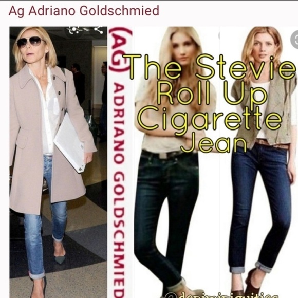 AG  The Stevie Roll Up Slim Straight Roll Up jean SZ 26 - Picture 3 of 8